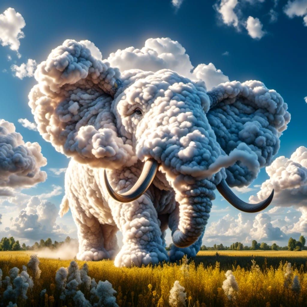 Mammoth Cloud Formation in Morning Sunlight