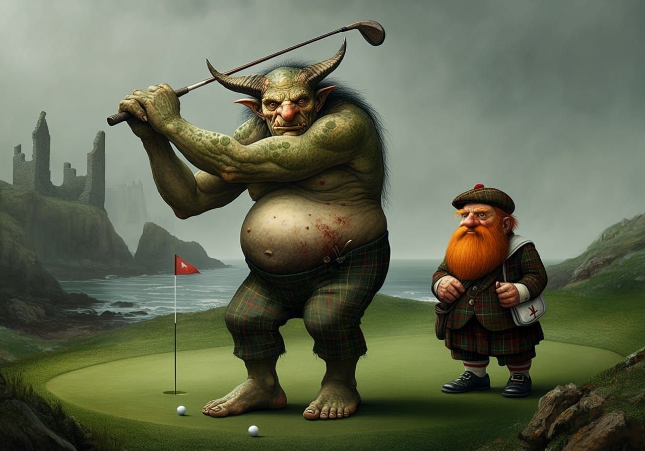 "Excuse me, sir Troll, but you have the wrong club and the w...