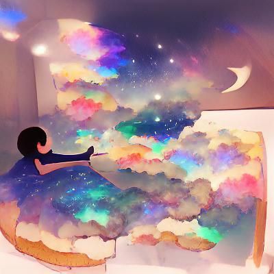 Abstract Dreamscape Generated by AI