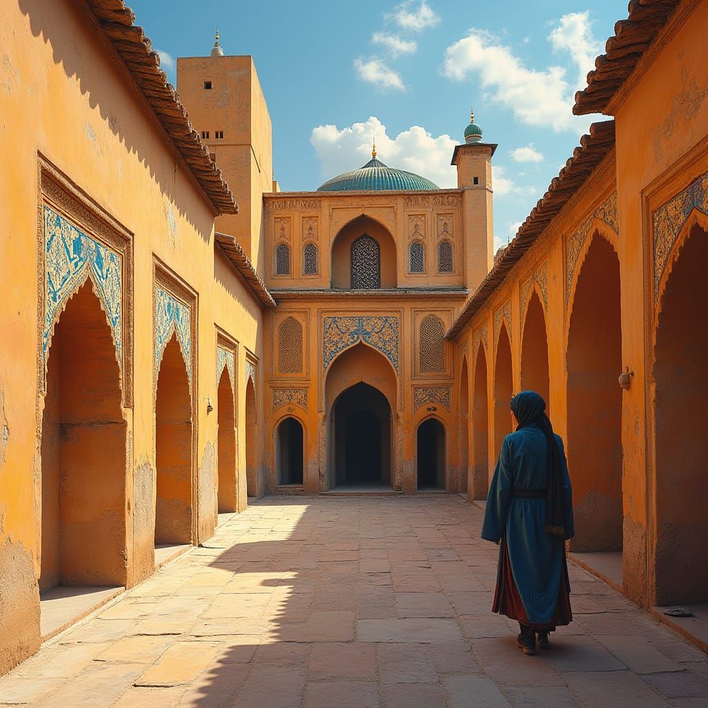 Layabi Houz Bukhara: Uzbekistan Architecture in Sunlight