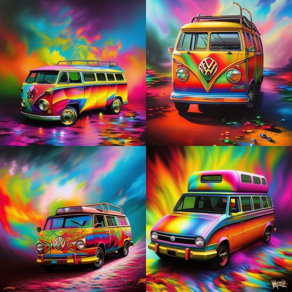 Hippie Van From The 60s #2