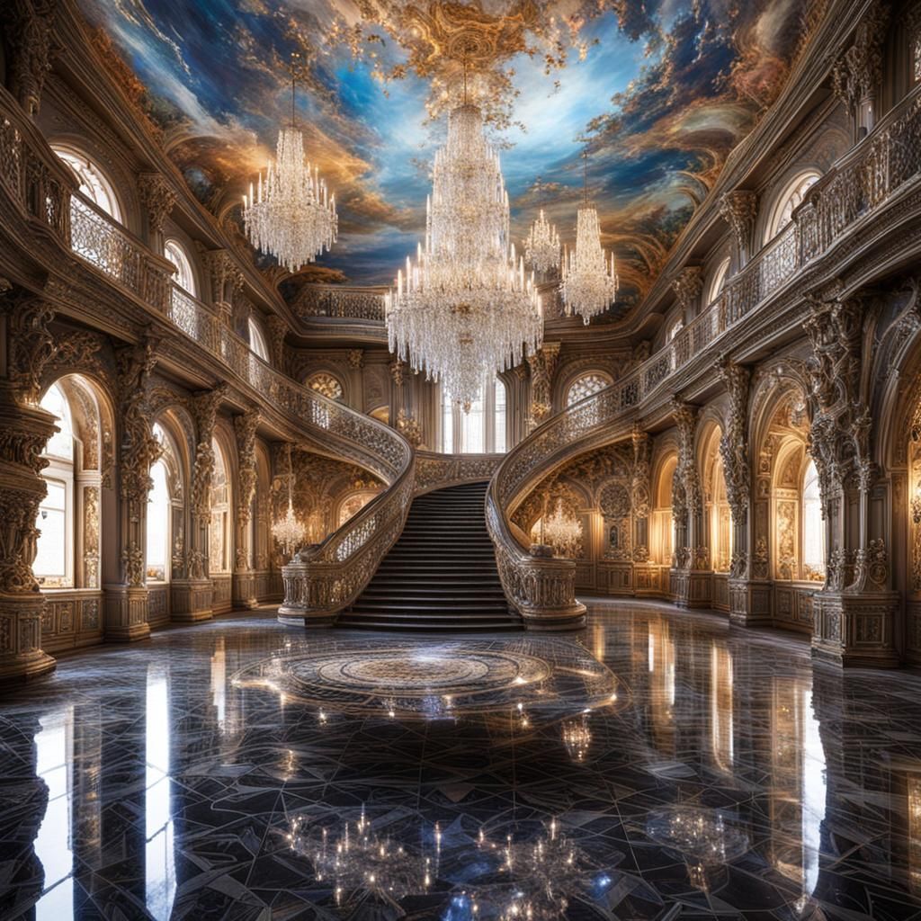 A Beautyful Castle Palazzo Made of Crystals