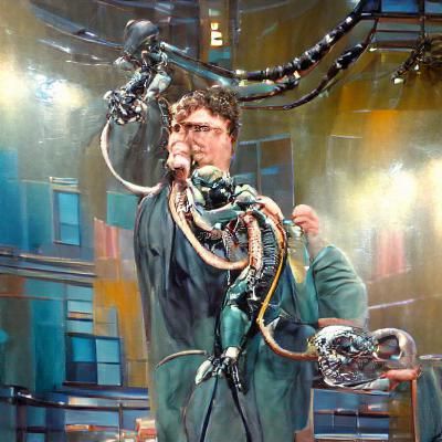 Doctor Octopus Hosts Saturday Night Live: Oil Painting