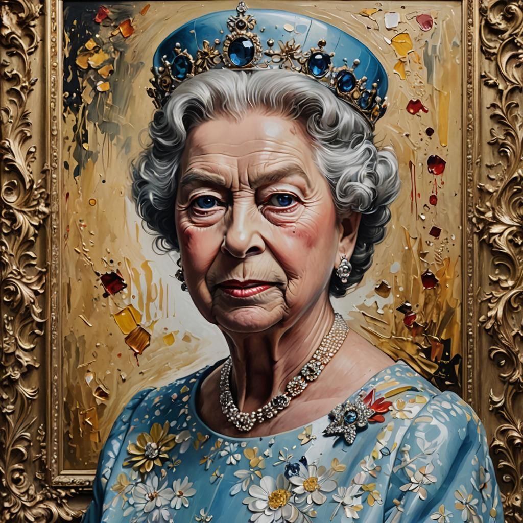 Self-portrait of Queen Elizabeth II