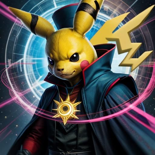 Pikachu and Doctor Strange