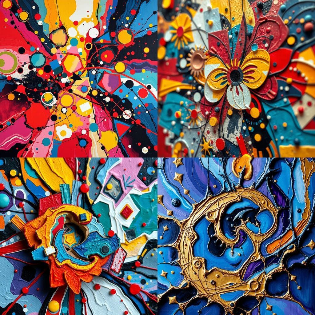 Vibrant Geometric Explosion of Sophisticated Beauty