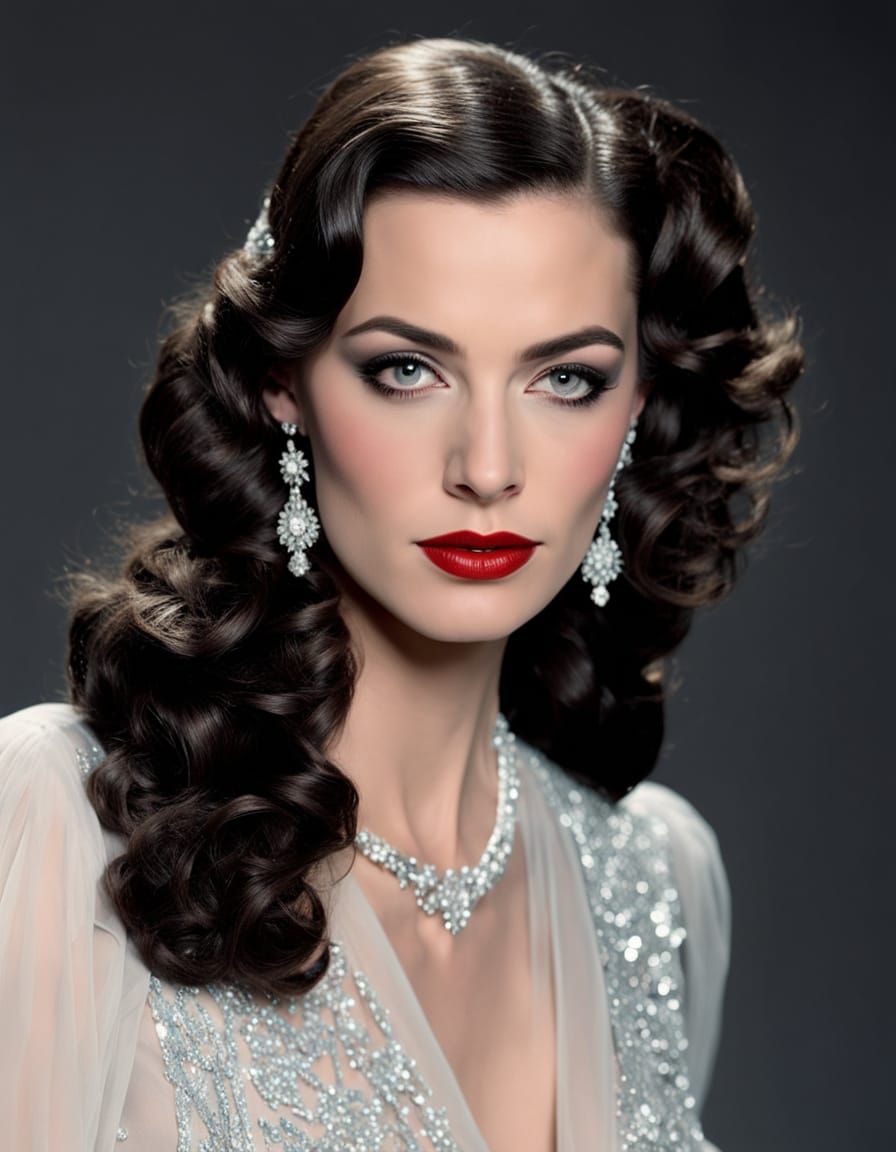 Vivienne LaRue: Hollywood Film Actress in Classic Style