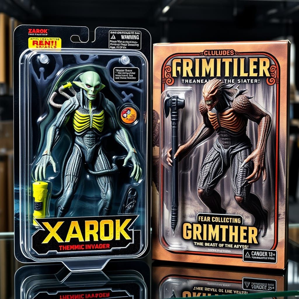 Cyberpunk Sci-Fi Alien Collectible Action Figure