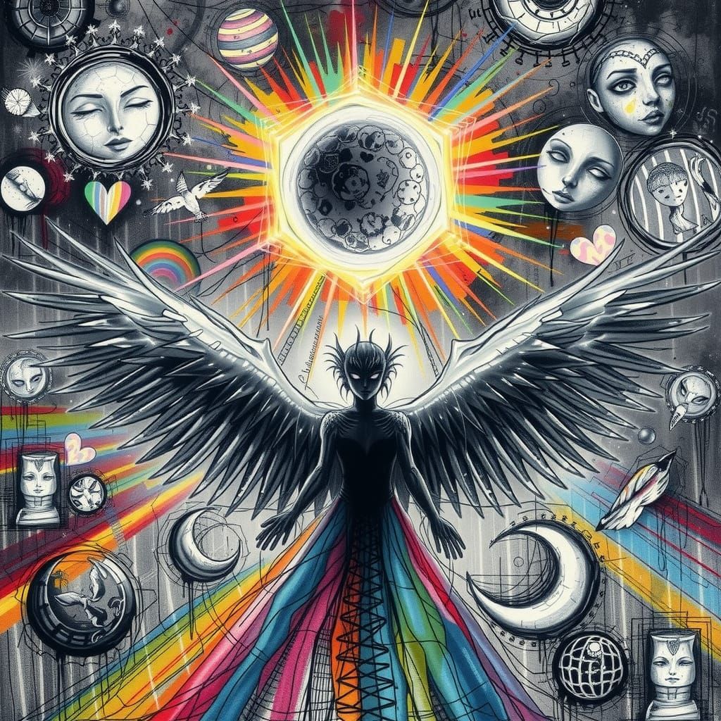 Mischievous Avian Supervillain Wreaks Havoc in Punk Surreali...