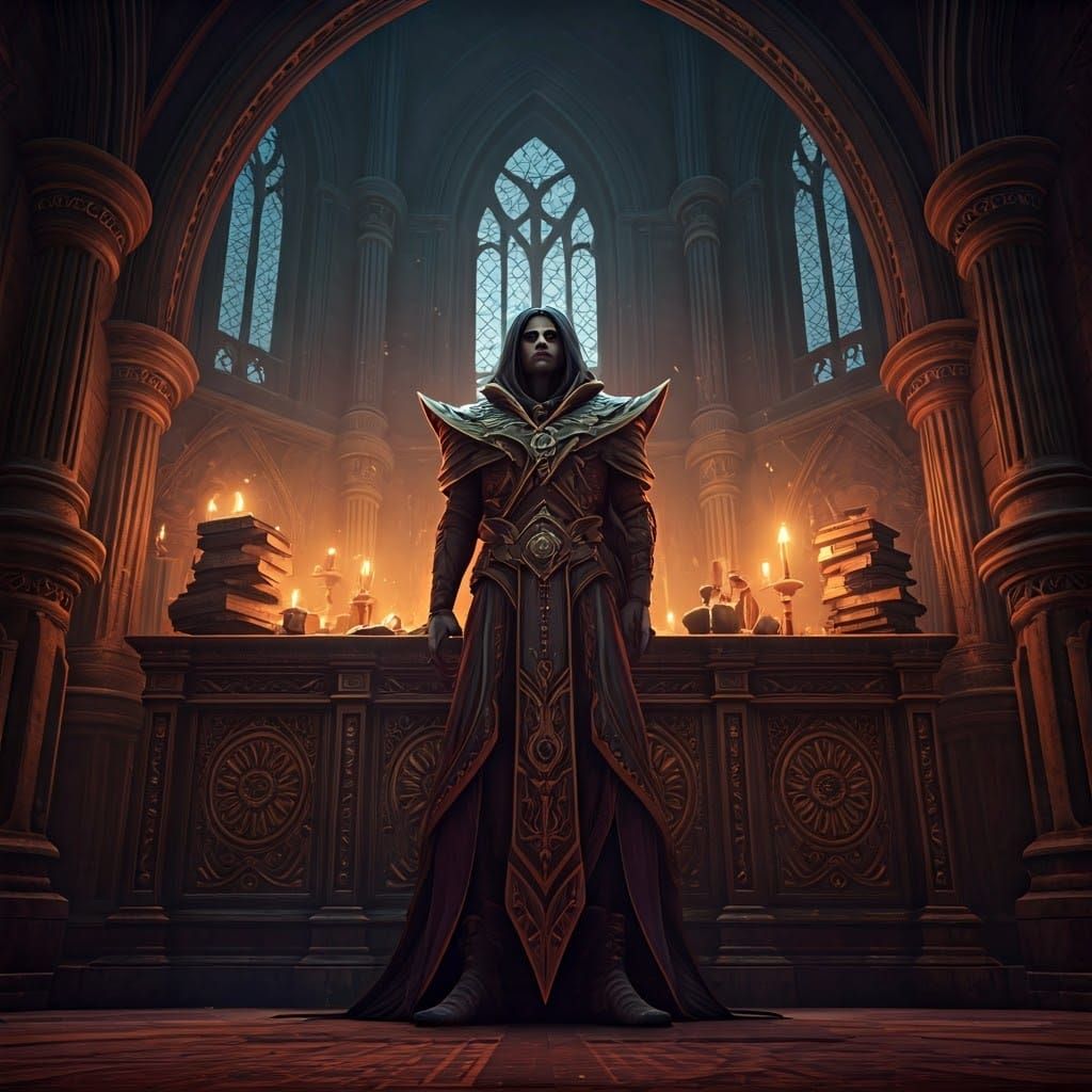 Mysterious Magician in Haunted Mansion