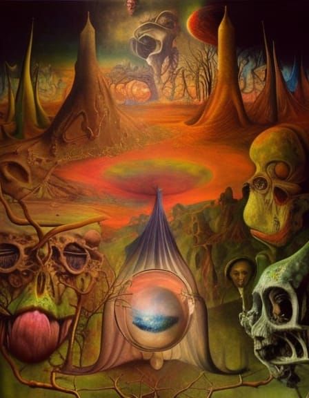 Otto Rapp's Inner Life: A Visionary Art Piece