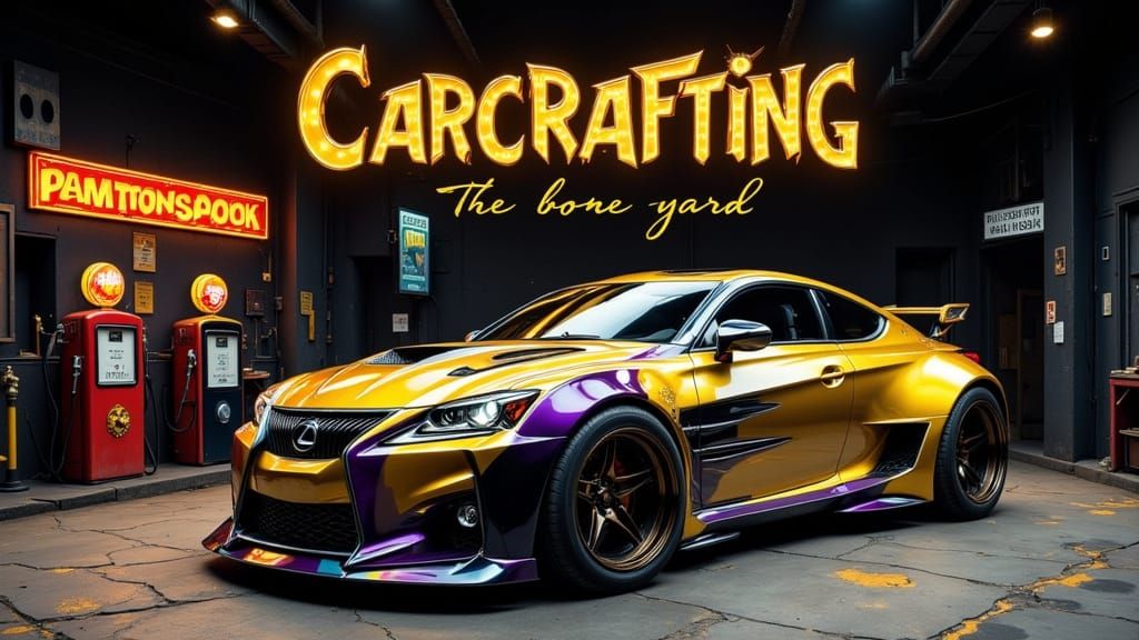 Sleek 1997 Lexus SUV in Art Nouveau Flux Style with Hyperkra...