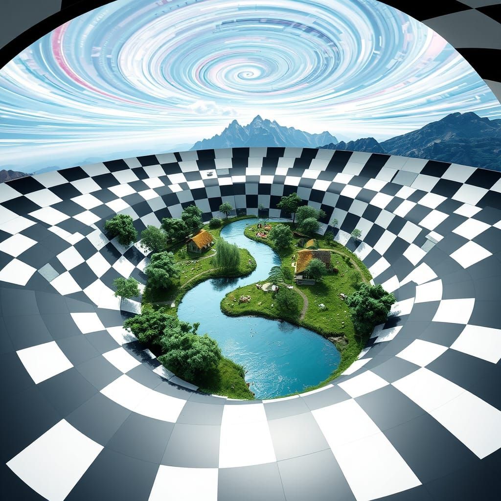 Stunning View Inside a Torus World