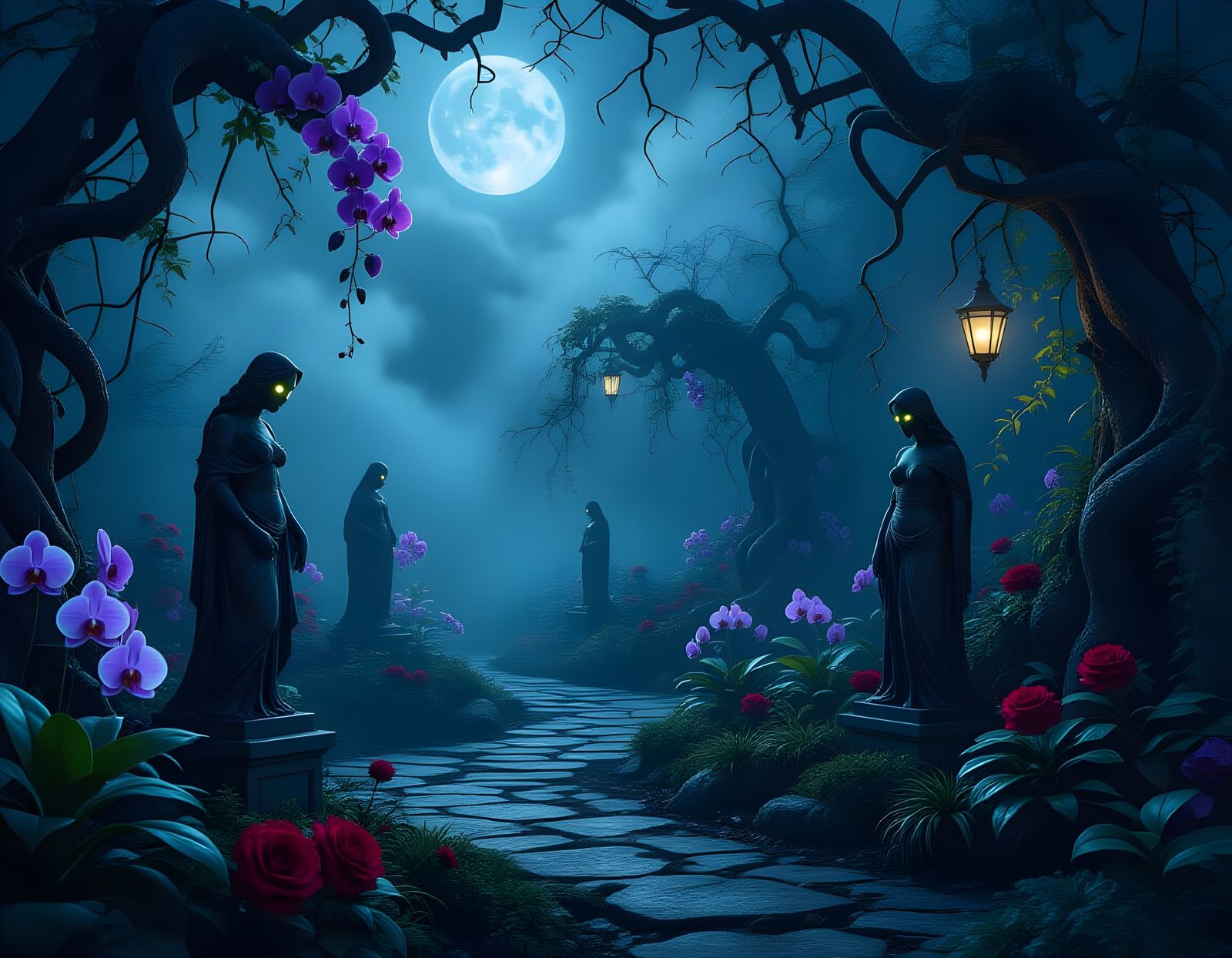 Watchers in the garden