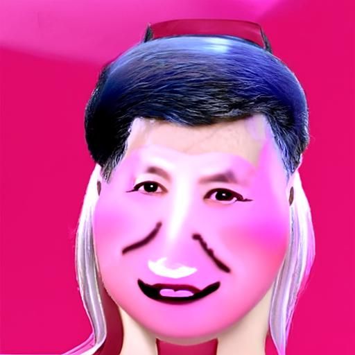 Stylized AI Rendition of Xi Jinping