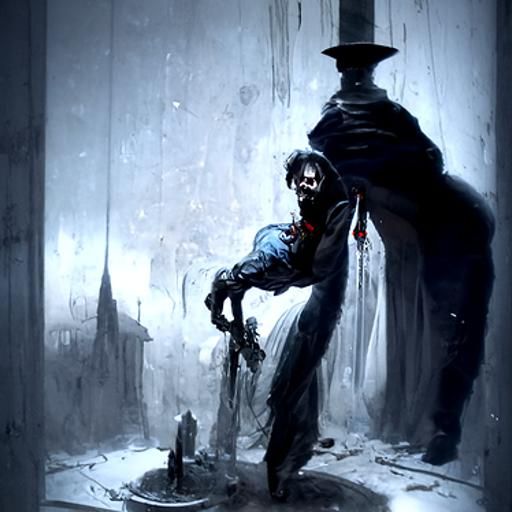 Jack the Ripper: A Dark Horror Illustration