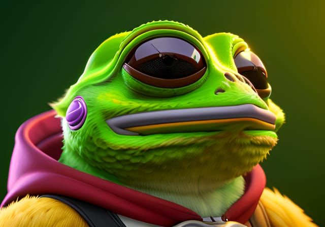 Cartoon Image of Pepe the Frog