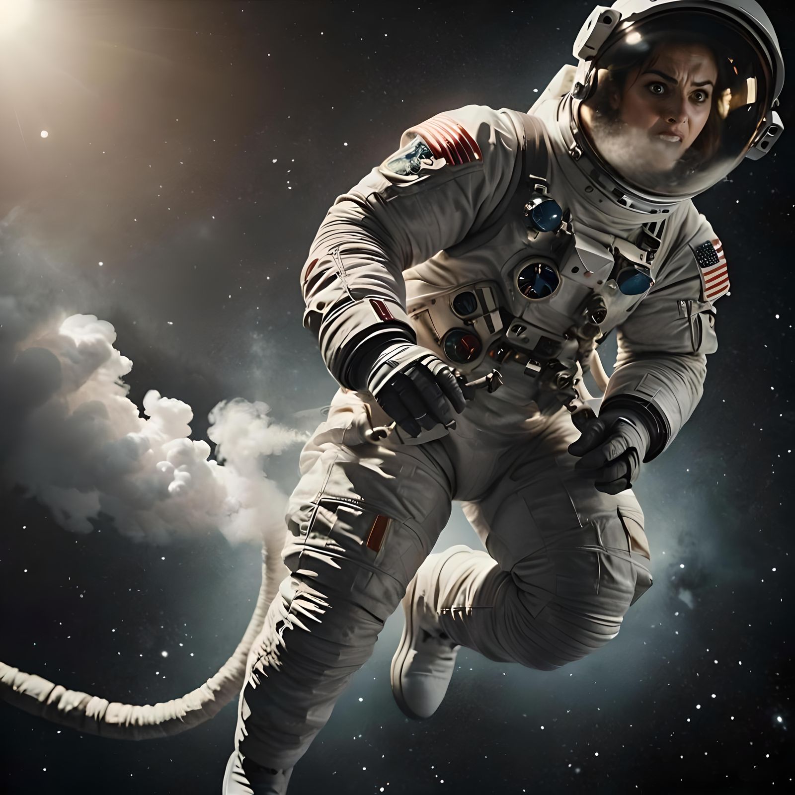 The Perils of Space, series: 002 - A beautiful female astron...