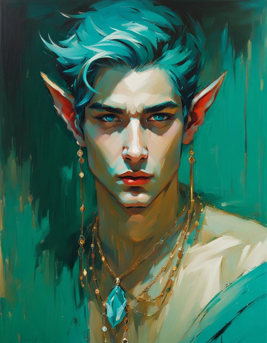 Portrait of an Elf Prince