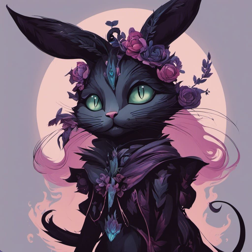 Dark Fey Princess of the Dusk in Burton Style