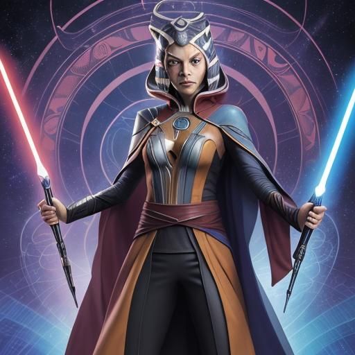 Ahsoka Tano as Doctor Strange, Anime Style