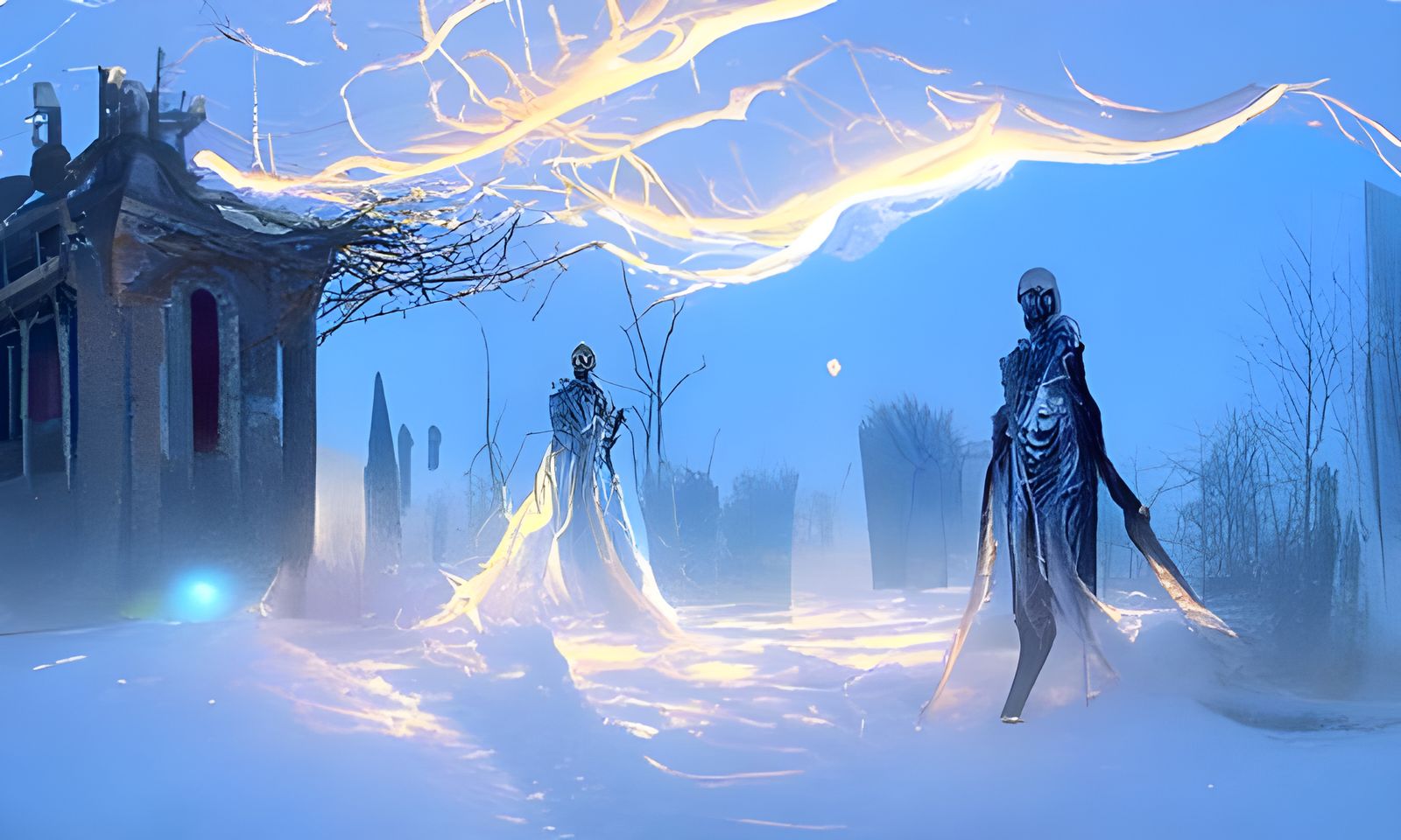 Eerie Grim Reaper Haunts Astral Lands