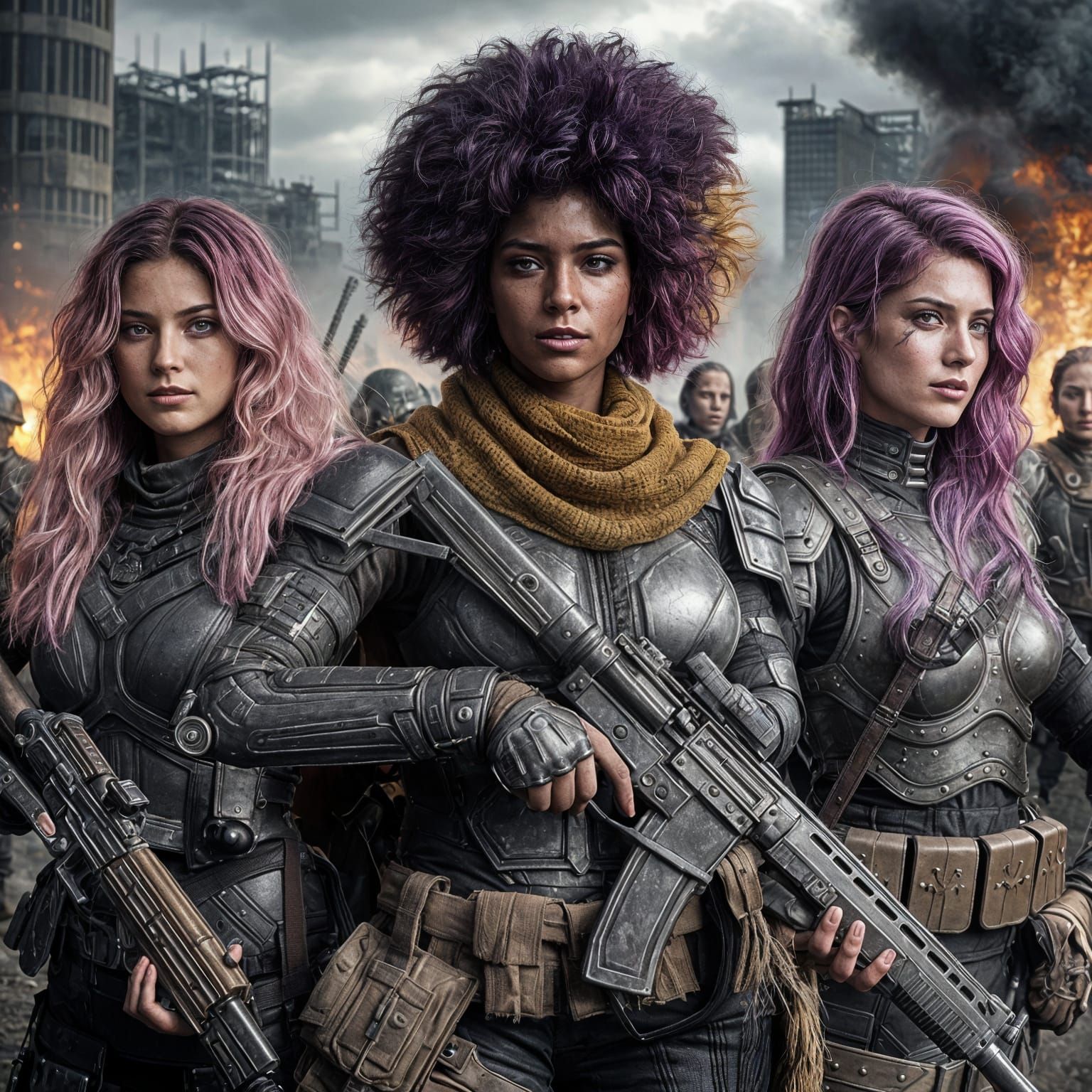 Fierce Female Warriors Stand United in Post-Apocalyptic Batt...