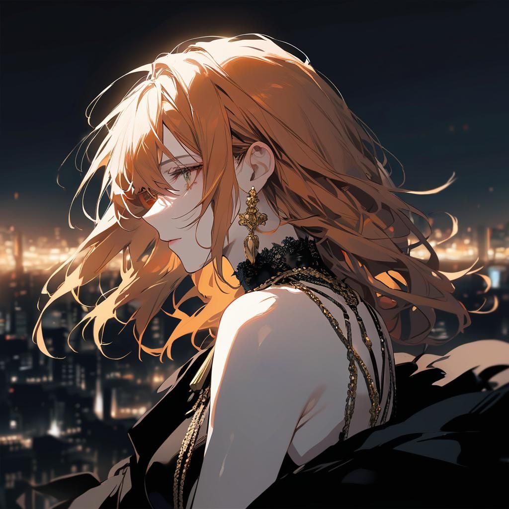 Night City Portrait with Split Tone Mask