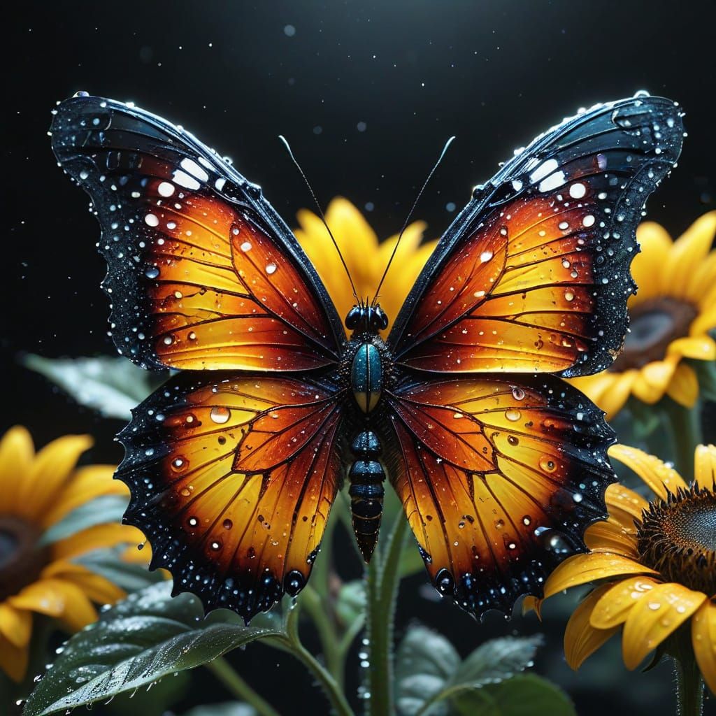 Sunflower Butterfly