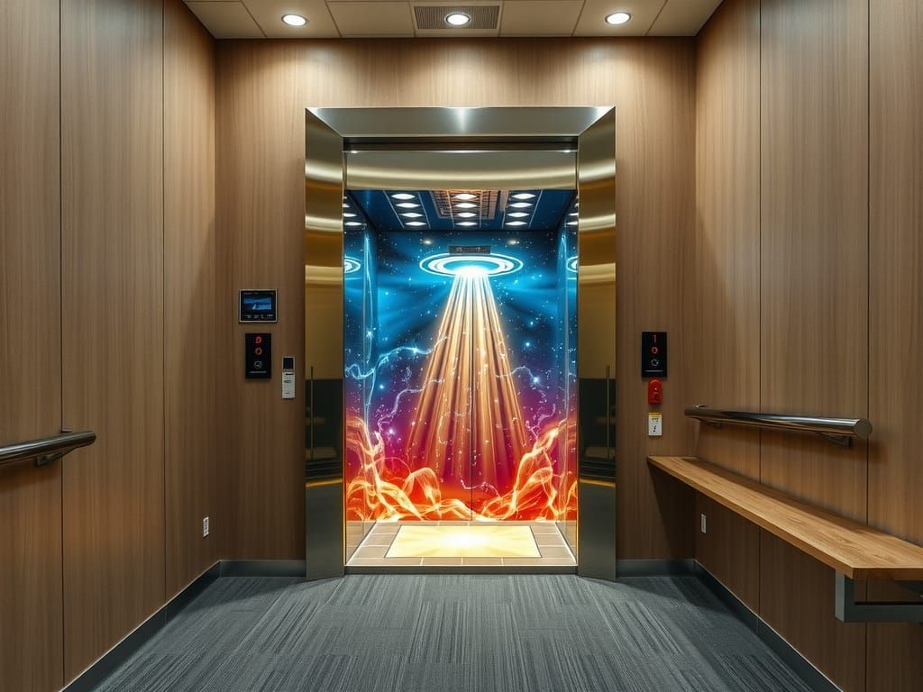 Magical Elevator in Ordinary Office Building