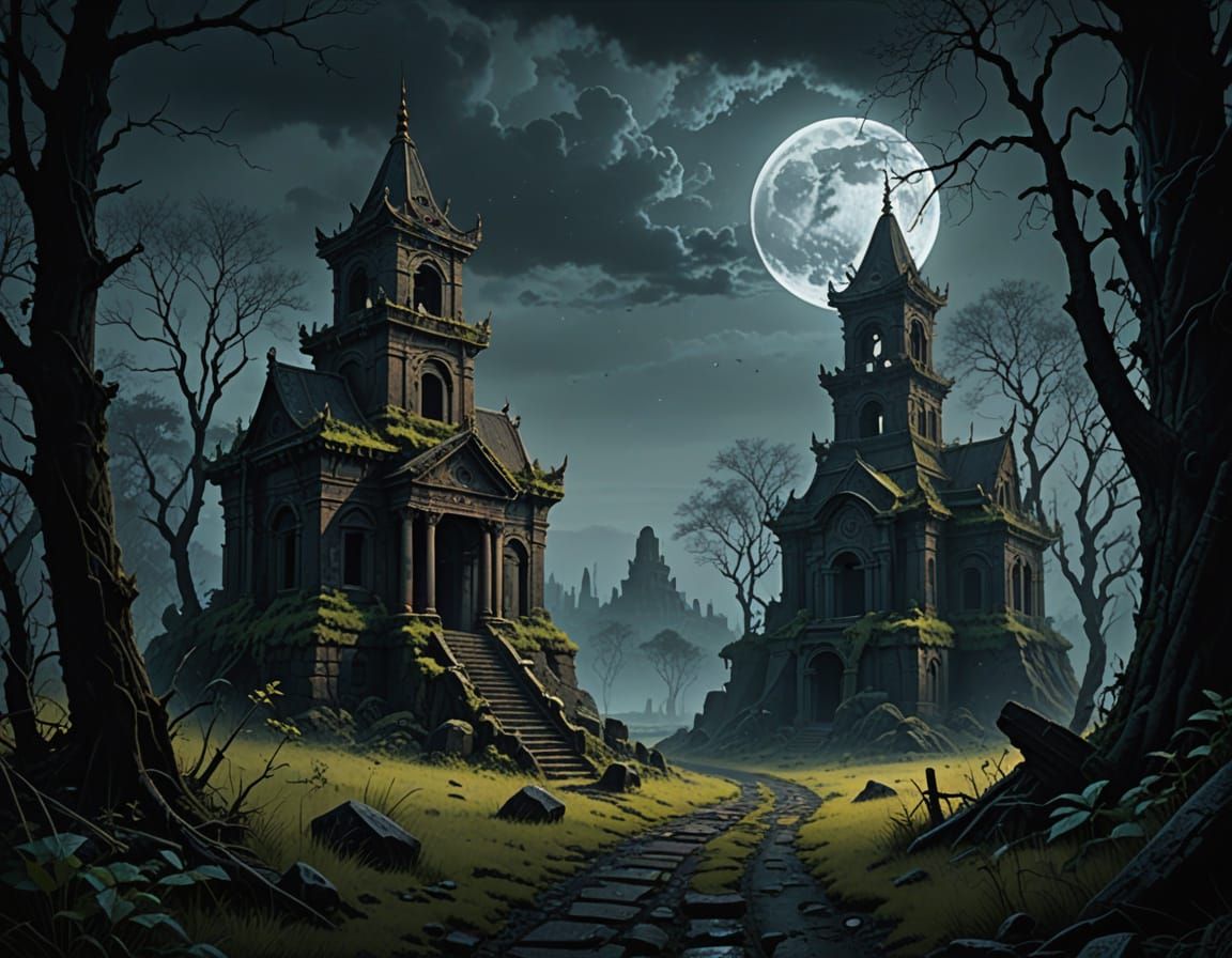 Dark Fantasy Turkish Ruins