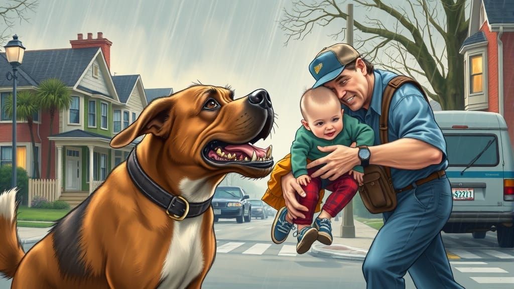Dog and Mailman Unite in Storm to Find Lost Child