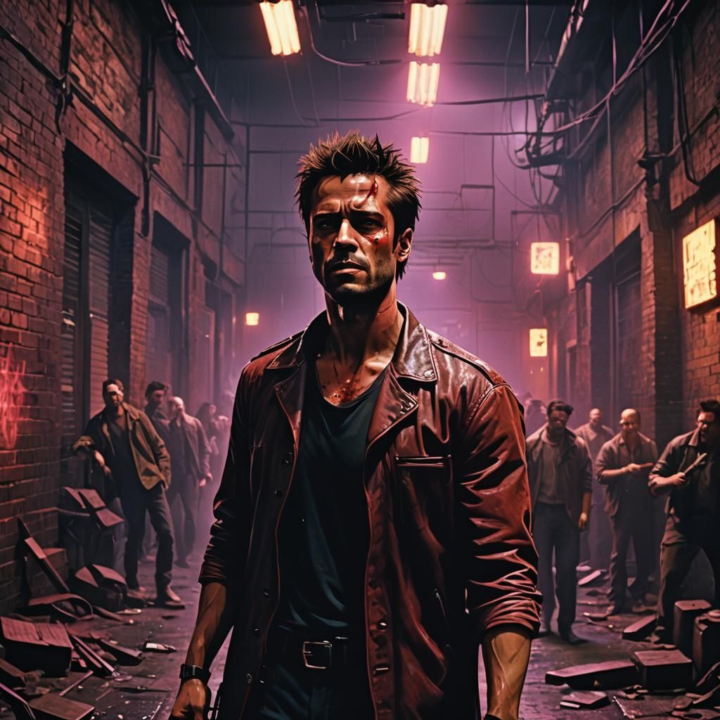 Visceral Fight Club Battle in Gritty Detail