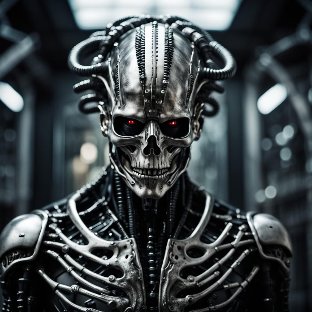 Cyborg Death King: Cyberpunk Organic Fusion