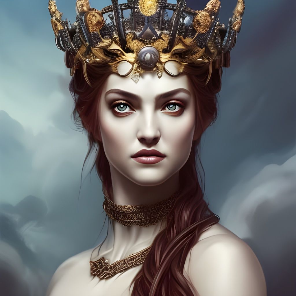 Persephone, Queen of the Underworld: Detailed Portrait