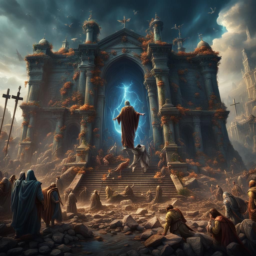 Jesus Christ Supervises Resurrection on the Day of Rapture