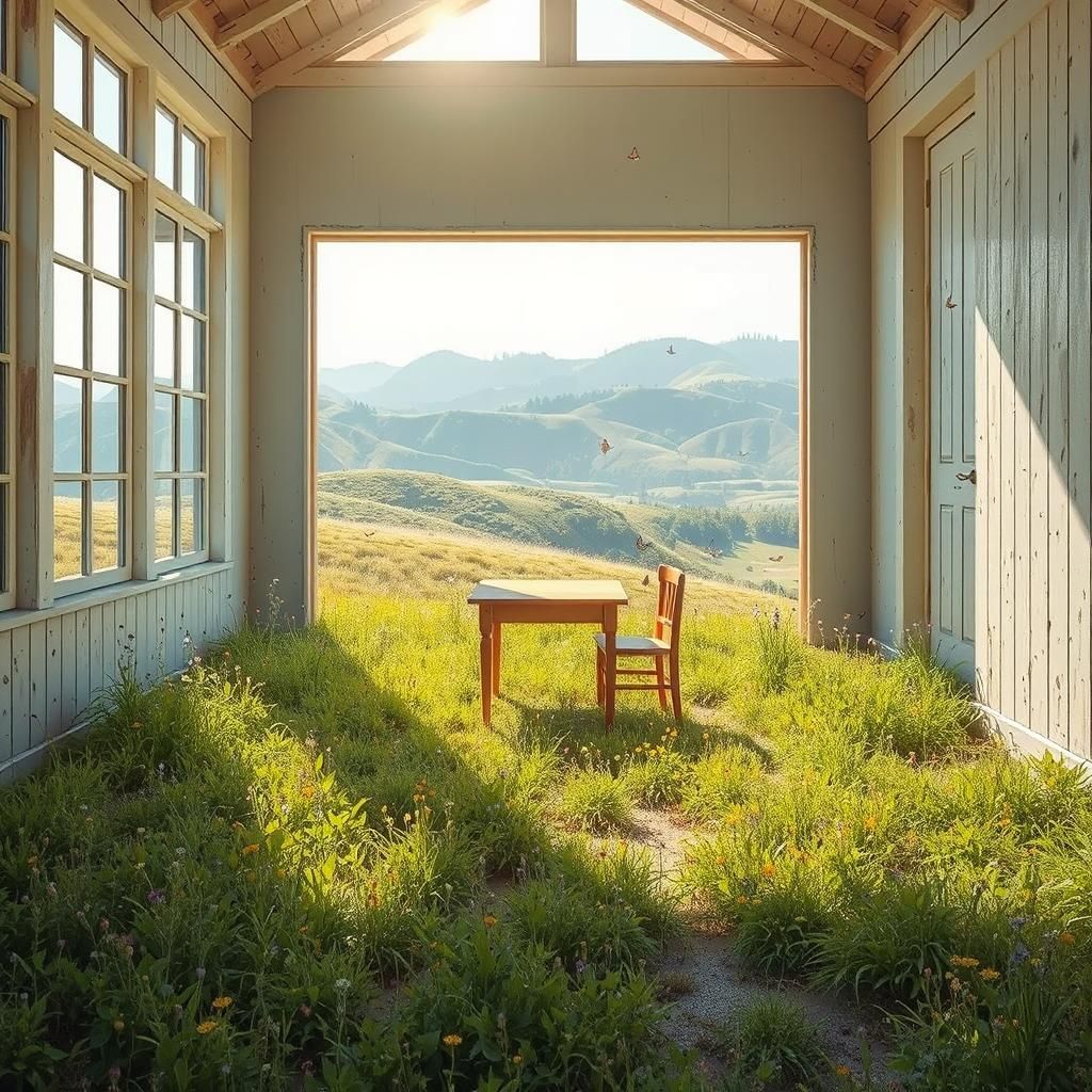 Dreamlike Room Where Nature Meets Interior