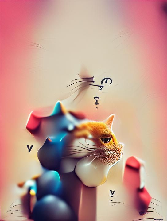 Dividing a Cat by Zero: Abstract 8k Parallax Art