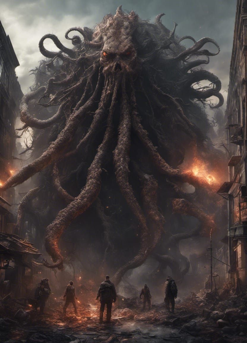 Lovecraftian Gods Destroy Gothic World in Unreal Engine 5