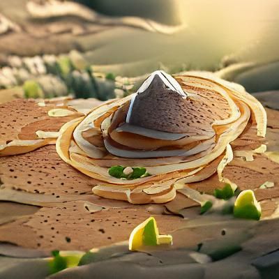 Diamond Pancakes: Detailed Matte Painting
