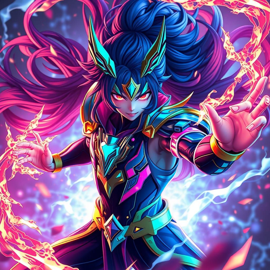 Vibrant 3D Anime Concept Art in Stunning 8K Resolution