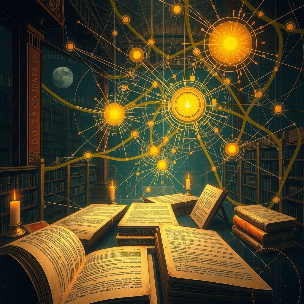 Intricate Word Network in Science Fiction Style