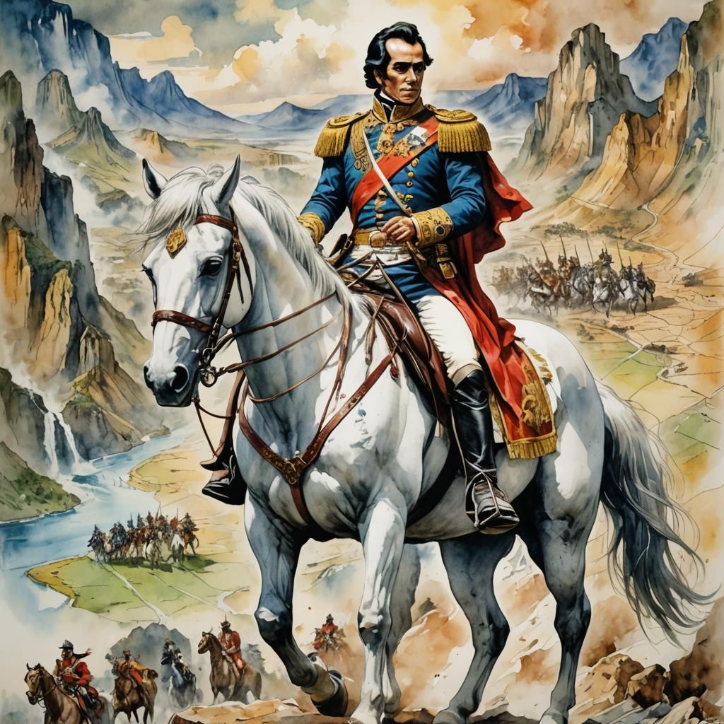 Simon Bolivar: symbol of South American independence