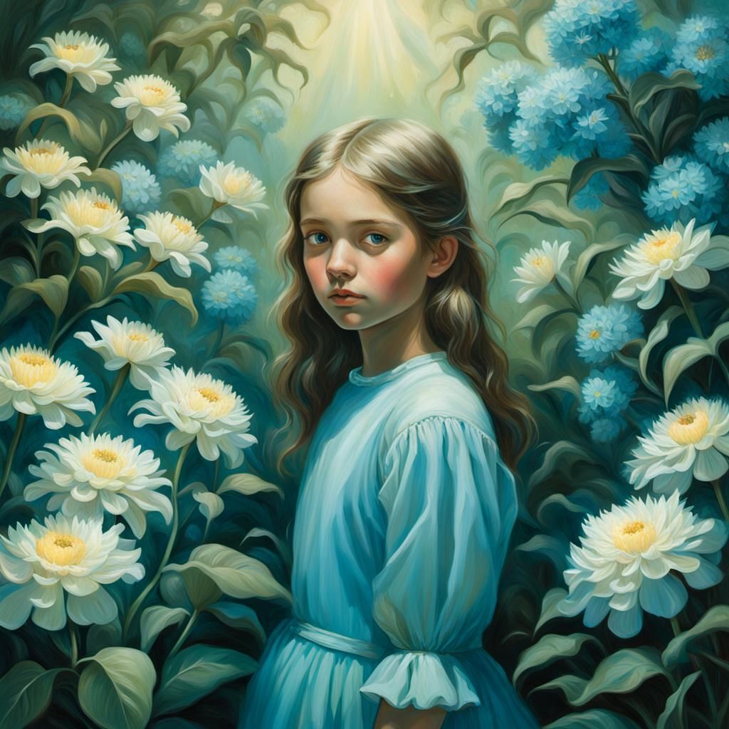 Idyllic Innocence in Phosphorescent Bloom