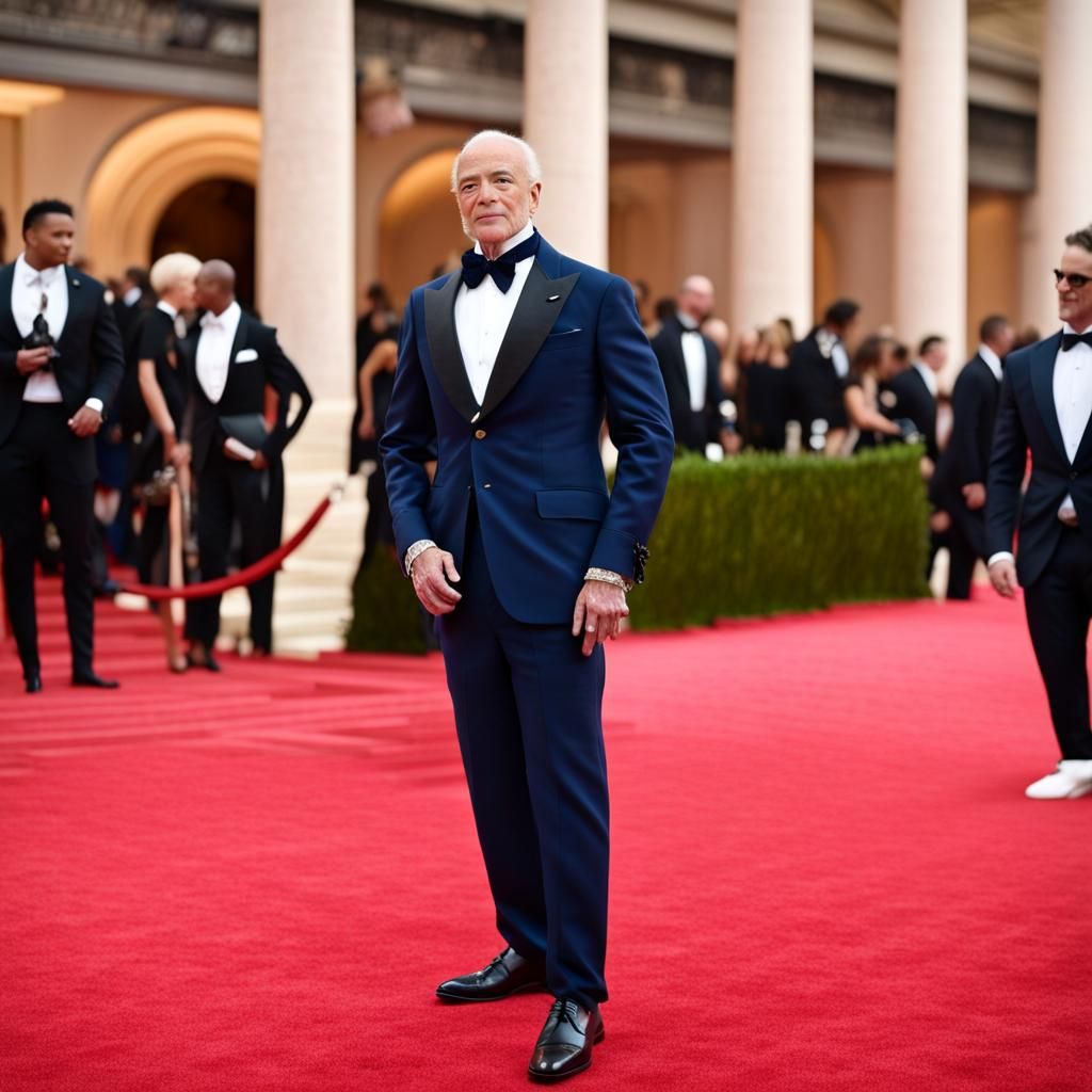 John Adams at the Met Gala in Ralph Lauren Suit