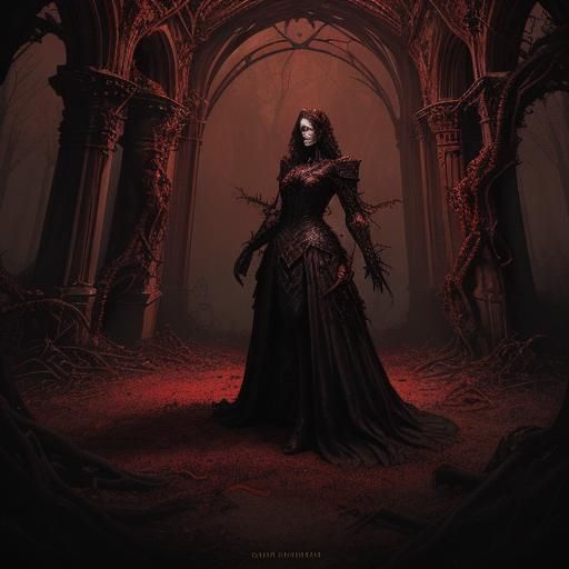 Dark Fantasy Duel in Crimson Court