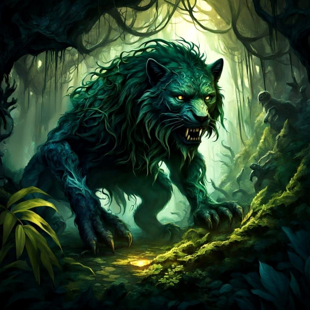 Feral Green Beast Unleashed