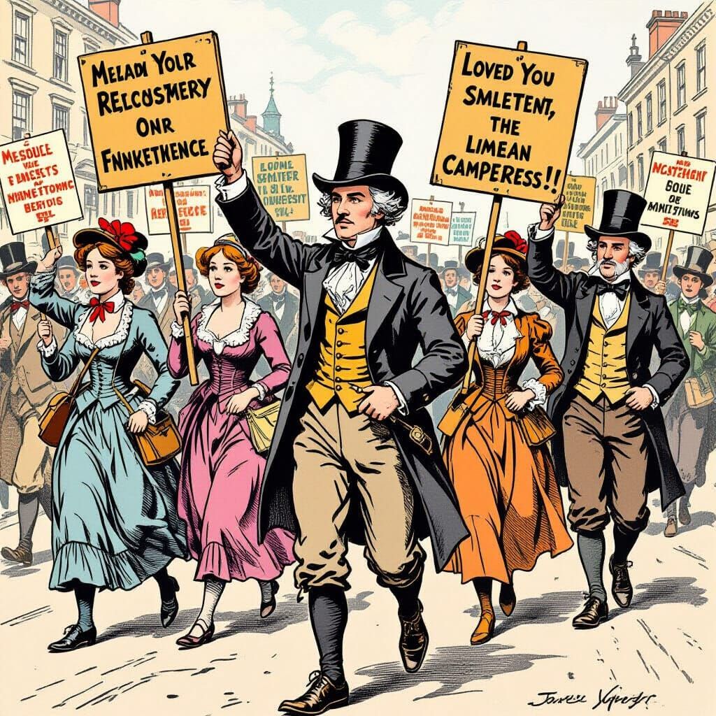 Victorian Environmental Protest as Satirical Caricature