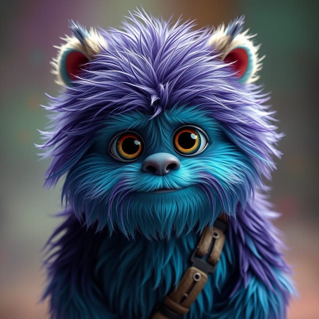 Vibrant, Hyper-Realistic Mammalian Fusion in Mid-Shot