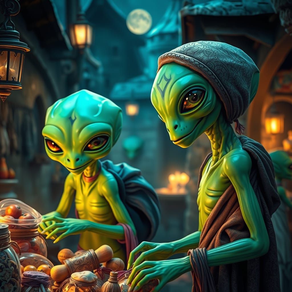 Midnight Alien Market